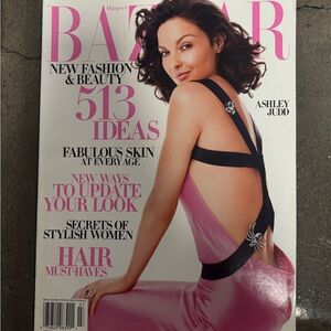 Harper’s Bazaar July 2004 Magazine – Ashley Judd – Vintage 2000s